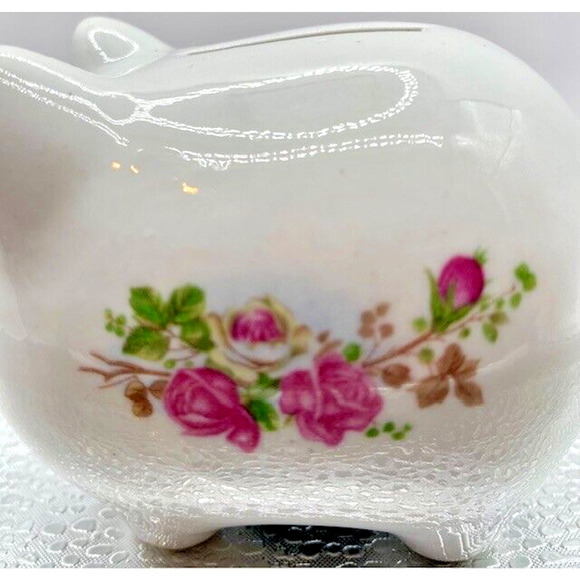 Vintage Angry Piggy Bank Pig Savings slit back with plug - Picture 8 of 8